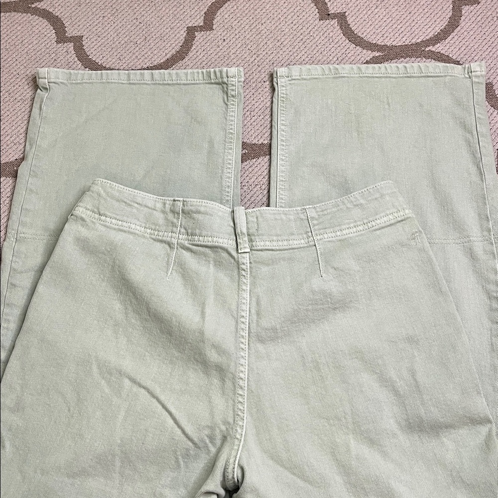 Anthropologie Pilcro Eventide High Rise Wide Leg Chino Trouser Pants, size 28 - Picture 8 of 16